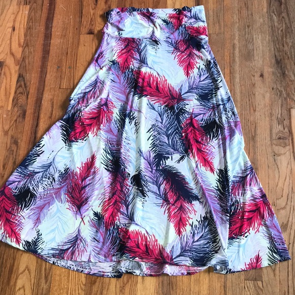 Honey and Lace Dresses & Skirts - Honey and Lace Feathers Maxi Skirt